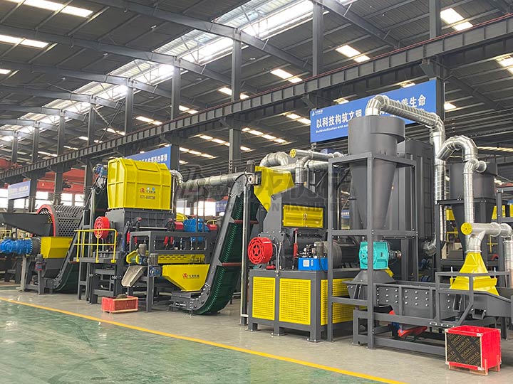 廢舊輪胎處理生產(chǎn)線